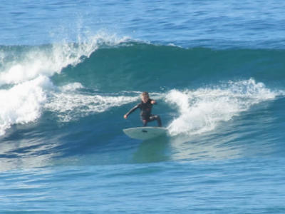 picture of taylor surfing